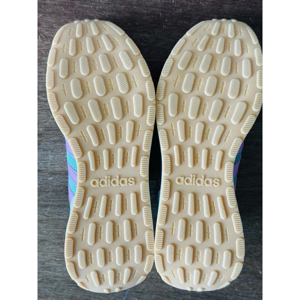 Women’s Size 8.5 adidas Run 60s 4.0 Semi Court Green Bliss Pink JR6631 NIB